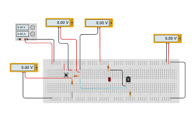 Circuit diagrams are a pictorial way of showing circuits. Simple Npn Transistor Circuit Tinkercad