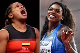 Colombian athlete competing in high jump, long jump and triple jump. 4qsno Ya1qvuom