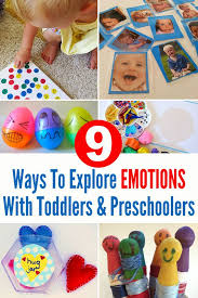Playful Ideas For Exploring Feelings Emotions With Toddlers Preschoolers Toddler Feelings Social Emotional Activities Emotions Activities