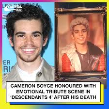 It's what Carlos would have wanted." 💔 Disney's new Descendants film  includes a beautiful, moving reference to Cameron Boyce, five years after  his tragic passing. Watch the full tear-jerking scene below ⬇️