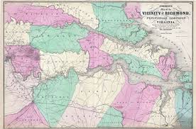 It is the center of the richmond metropolitan statistical. Johnson S Map Of The Vicinity Of Richmond And Peninsular Campaign In Virginia Showing Also The Interesting