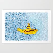 Maybe you would like to learn more about one of these? My Yellow Submarine Art Print By Criscouto Society6