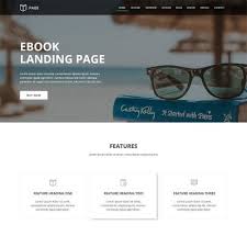 Page Ebook Landing Page Muse Template Design Landing Page Design Page Design Portfolio Design
