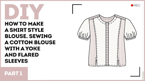Why do jeans use so much water? Diy How To Make A Shirt Style Blouse Sewing A Cotton Blouse With A Yoke And Flared Sleeves Youtube