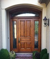 You only get one chance to make a good first impression, so why wouldn't you make your front door entrance the absolute best it can be? Wood Entry Doors Applied For Home Exterior Design Homedecorite