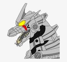 Minilla(ミニラ, minira?) is an infant godzilla kaiju created by toho that first appeared in the 1967 godzilla film, son of godzilla. Mecha King Ghidorah Drawing Digital Art 643x680 Png Download Pngkit