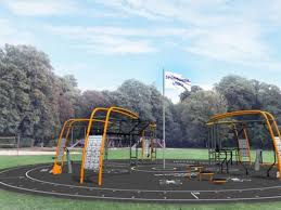 It also plans to train fitness instructors at local parks and recreation departments. Katholikenwiese Stadt Will Neuen Outdoor Fitnesspark