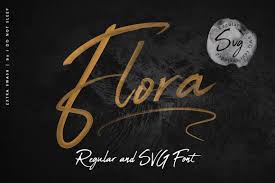 Free svg image & icon. Flora Svg Font Font By I Do Not Sleep Creative Fabrica Best Script Fonts Ibooks Author Pretty Fonts