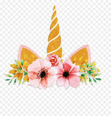 يونيكورن الرسم برايت يونيكورن الشعر حصان شعر أسود png. Unicorn Horn And Ears Png Transparent Png Vhv