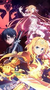 Perfect screen background display for desktop, iphone, pc, laptop, computer, android phone, smartphone, imac, macbook, tablet, mobile device. 324643 Alice Kirito Sword Art Online Alicization 4k Phone Hd Wallpapers Images Backgrounds Photos And Pictures Mocah Hd Wallpapers