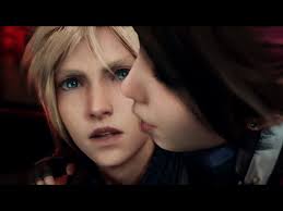 Final Fantasy 7 Remake Cloud reaction to Jessie Kiss All Cutscenes