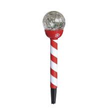 Candy cane solar led lights 10 off with free shipping saving. Enchanted Forest Solar Integrated Led Christmas Candy Cane Crackle Landscape Light At Menards