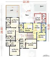 مخطط الفيلا رقم التصميم H1 من مبادرة بيتى 784 متر مربع 7 غرف نوم My House Plans Narrow House Designs Family House Plans