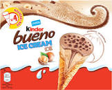Glace Bueno Cornet Noisettes Chocolat