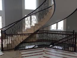Nothing adds more impressive visual impact and value, than replacing those outdated stair wooden balusters with elegant wrought iron balusters. Wrought Iron Stair Railings Dave S Architectural Iron Llc