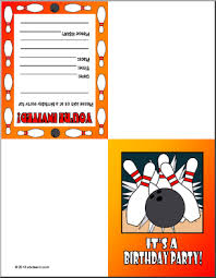 Bowling alleys in bremerton, washington are great venues for parties! Bowling Themed Birthday Invitation Printable Birthday Themes Free Birthday Party Signs Abcteach