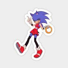 Sonic genderbend - Sonicthehedgehog - Magnet | TeePublic