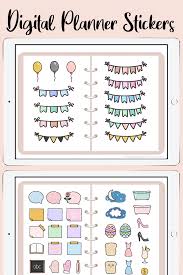 Digital Stickers For Digital Planners For Goodnotes Notability Xodo Onenote Digital Planner Free Planner Stickers Digital Sticker