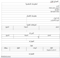 نموذج كتابة سيرة ذاتية عن حياتي