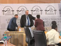 The next witness is Captain Mark McLean, who was attached to the Directorate for Priority Crime Investigation/Hawks. #KayaNews #MadlangaCommission TT