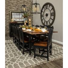 Check out our sturdy dining room chair selection for the very best in unique or custom, handmade pieces from our shops. Maple And Black 5 Piece Dining Set With Ladder Back Chairs Saber Rc Willey