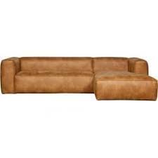Woood Bean Leather Corner Couch Cognac Corner Sofa Brown Right Wooodwoood In 2020 Corner Sofa Leather Corner Sofa Bean Sofa