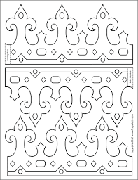 King And Queen S Crown Templates Free Printable Templates Coloring Pages Firstpalette Com Crown Template Templates Printable Free Crown Printable