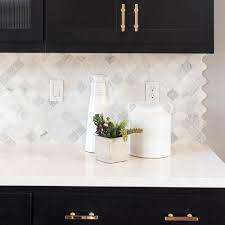 Kitchen Backsplash Tile How To Pick The Perfect Pattern For Your Home Farmhouse Kitchen Backsplash Kitchen Tiles Backsplash Backsplash With Dark Cabinets