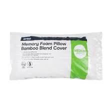 Memory Foam Pillow With Bamboo Blend Cover Foam Pillows Memory Foam Pillow Memory Foam