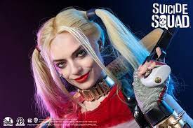 With kaley cuoco, lake bell, alan tudyk, ron funches. Dc Comics Suicide Squad Harley Quinn Life Sized Bust Infinity Studio Twilight Zone Nl