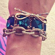 more layered bracelets jcrew outlet for blue and gold chain bracelet kate spade for bow bracelet gold bracelet chain fun bracelet bow bracelet