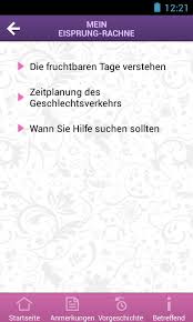 Als eisprung (ovulation oder follikelsprung) bezeichnen wir gemeinhin den zeitpunkt, wenn die unbefruchtete eizelle aus dem eierstock. Mein Eisprung Rechner Fur Android Apk Herunterladen
