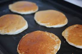 Beat ingredients with hand beater. Bisquick Banana Pancakes With Peanut Butter Syrup Vegan Friendly