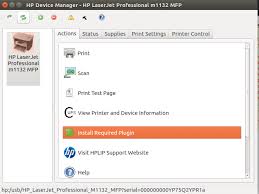 Drivers Laserjet M1132 Plugin Ubuntu Ask Ubuntu