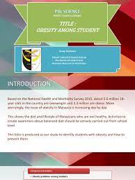 By sasbadi online sdn bhd. Pbl Science Obesity Body Mass Index