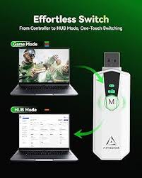 Amazon.com: AIMZENIX AX200PRO Keyboard Mouse Adapter, High-Performance  Converter for Playing FPS, COD, R6, The Finals