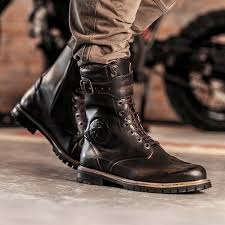 Shop For Stylmartin Rocket Boots At The Cafe Racer Mens Motorcycle Boots Leather Motorcycle Boots Black Motorcycle Boots