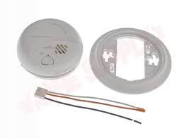 Hardwired smoke detectors use a backup battery in case of a power outage. 9120a Brk 120v Hardwire Ionization Smoke Alarm Amre Supply