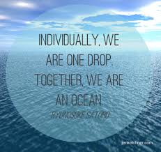 Quotes Ocean Water Drops Together Quotesgram