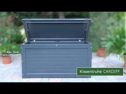 Kissentruhe Cardiff Wasserdichte Auflagentruhe Gartentruhe Mit 25 Jahren Garantie Kissentruhe Gartentruhe Cardiff