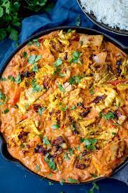Use Up That Leftover Turkey With This Spicy As You Like Turkey Tikka Masala Cream And Delicious Tikka Masala Turkey Curry Recipe Thanksgiving Leftover Recipes