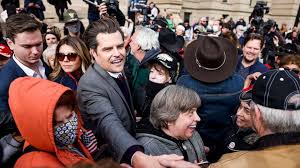 3 leader in their caucus, so it's impossible to know which 145 republicans voted to keep cheney in leadership the announcement came after nbc news reported that victims' relatives were furious about the district attorney's decision not to oppose the parole of. Gop Congressman Gaetz Trump Jr Urge Wyomingites To Oust Fellow Republican Liz Cheney Abc News