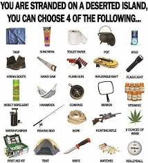 Leave a small gap between the tiles). You Re About To Be Stranded On A Deserted Island What 4 Items Would You Take Dad Humor 30seconds Dad