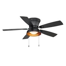 Banneret 52 In Led Natural Iron Ceiling Fan With Light In 2020 Ceiling Fan With Light Fan Light Gold Ceiling Fan