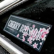 Cherry blossom custom vehicle livery graphics grafixpressions sakura tree livery spinnywhoosh graphics. Noizzy Jdm Car Stickers Kamikaze Japan Style Samurai For Window Cherry Blossom Rear Windshield Bumper Vinyl Auto Decal Motor New Car Stickers Aliexpress