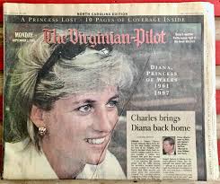 Princess Diana 10 Pages of Coverage in The Virginian Pilot Sept 1, 1997