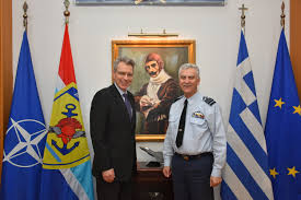 Συνάντηση Α/ΓΕΕΘΑ Πτεράρχου Χριστοδούλου με τον Πάιατ