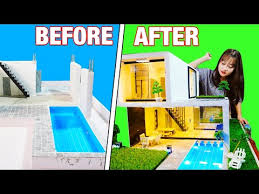 Most pools are primarily kept clean with pool chlorine or bromine, and the majority of swimming pool chemicals contain some form of one of these disinfectants.ace offers liquid chlorine for pools, chlorine and bromine tablets, dispensers and a variety of other pool products that use a combination of chemicals to. How To Make A Mini House Model 5 Swimming Pool Modern House Youtube Swimming Pools Modern House Mini House