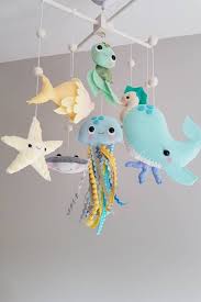 Unterwassermobile Babyzimmer Deko Basteln Unterwasser Zimmer Ozean Kinderzimmer