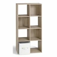 Compo Meuble De Rangement Contemporain 8 Cases Coloris Chene L 62 Cm Meuble Rangement Petit Meuble Rangement Cube Rangement